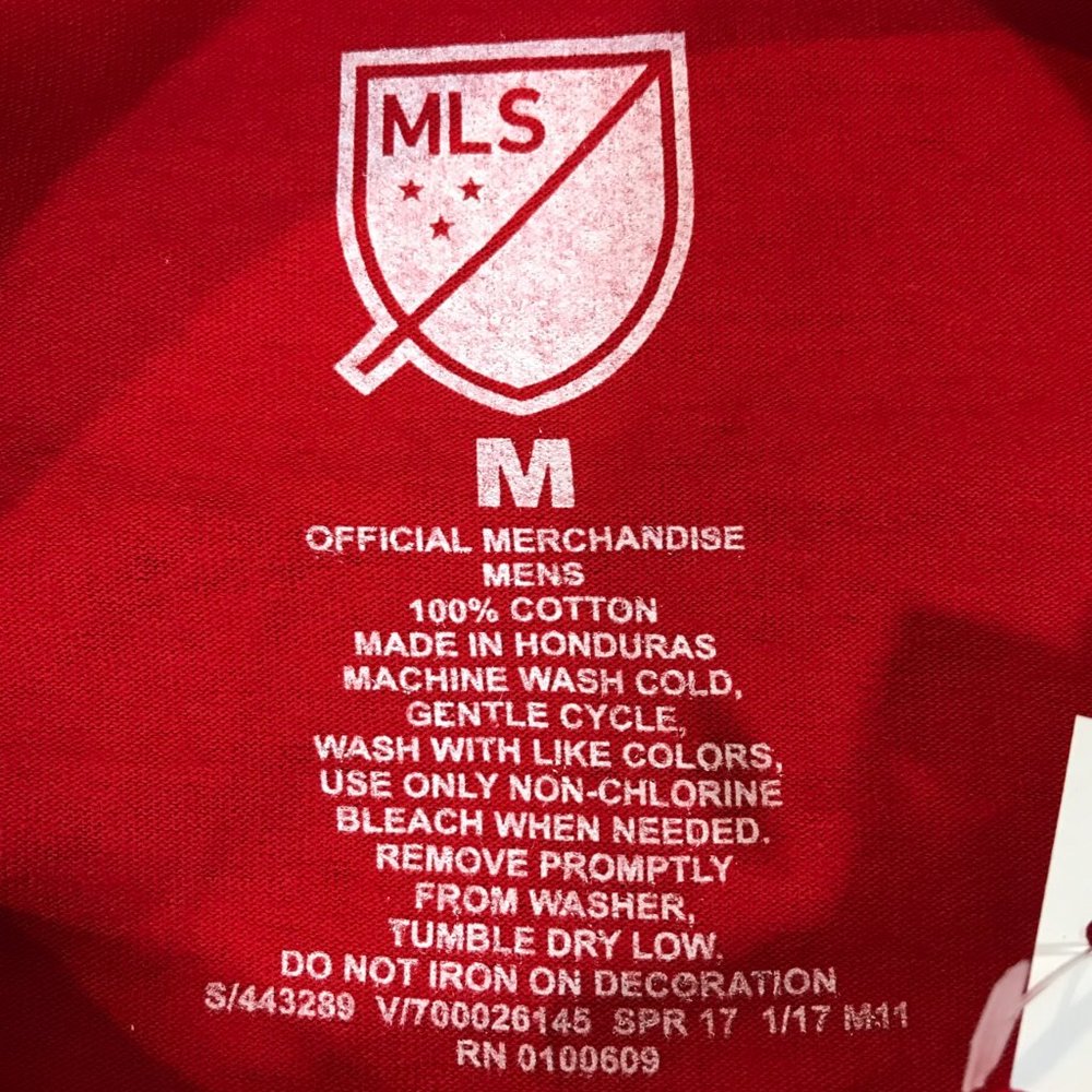 Chicago Fire Official MLS Graphic Tee Red Unisex Size M - Picture 4 of 6